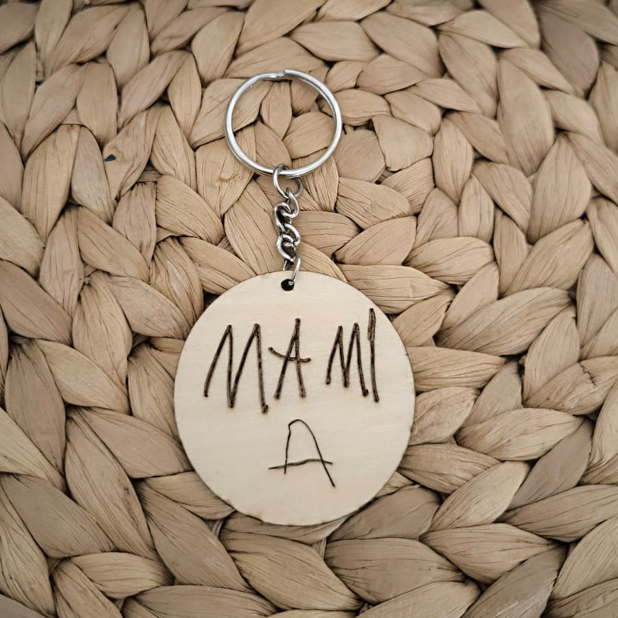 Llaveros de madera