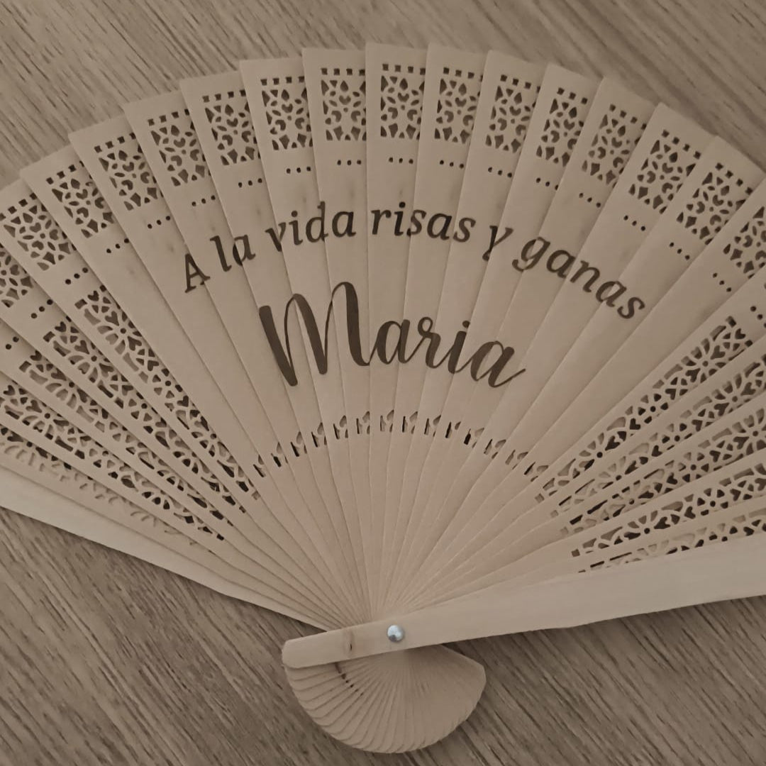 Abanico personalizado