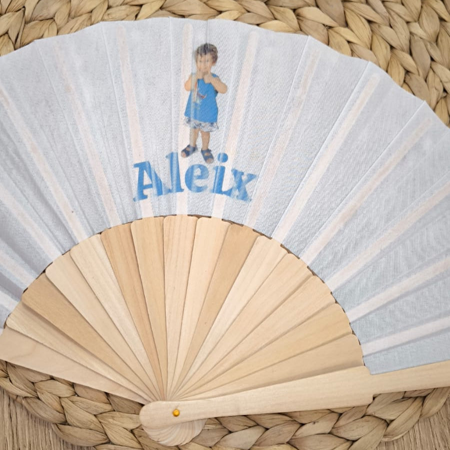 Abanico tela personalizado