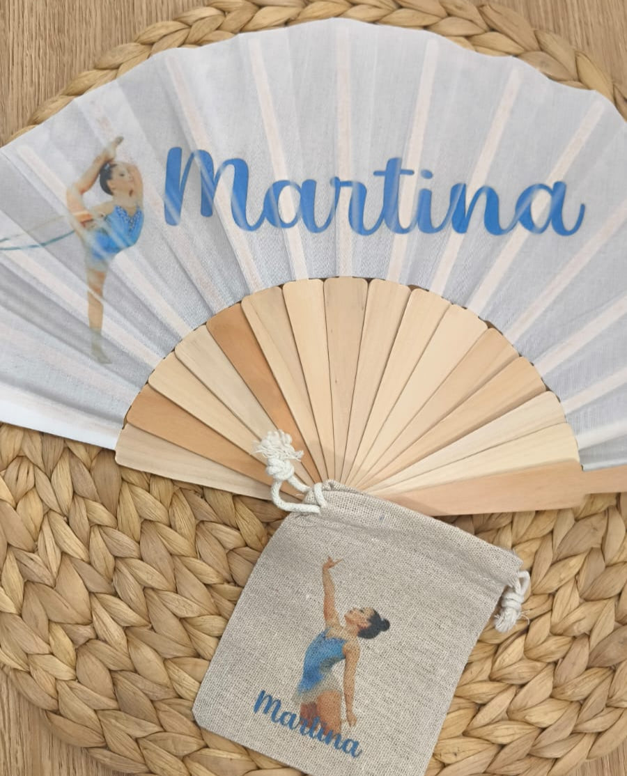 Abanico tela personalizado