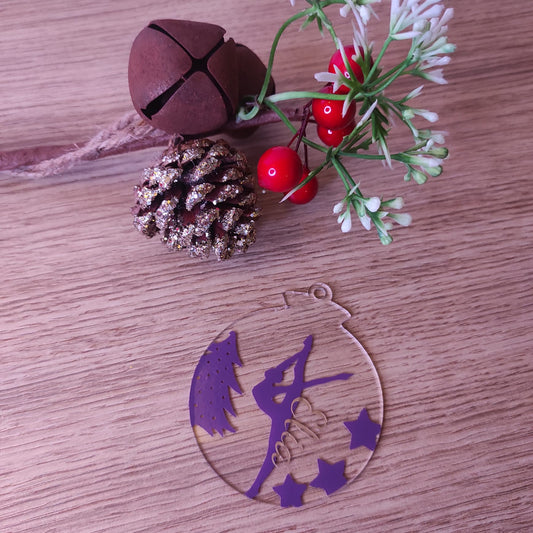 Esfera navidad plana