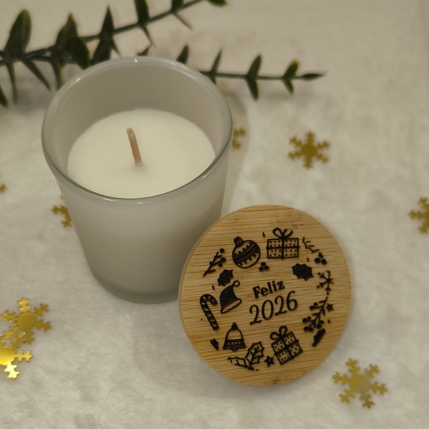 Vela aromática personalizada