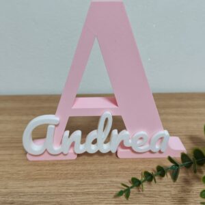 Nombre personalizado en 3D
