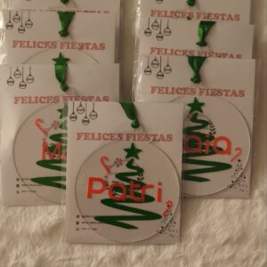 Esfera navidad plana