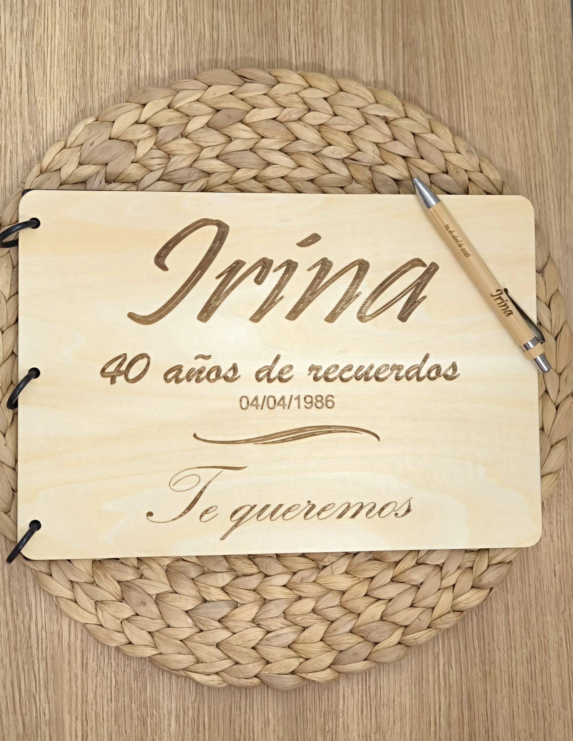 Bolígrafo grabado