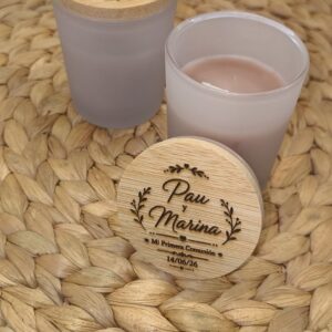 Vela aromática personalizada